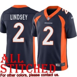 Navy Alternate Steve Lindsey Jersey Denver Broncos #2
