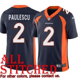 Navy Alternate Sam Paulescu Jersey Denver Broncos #2