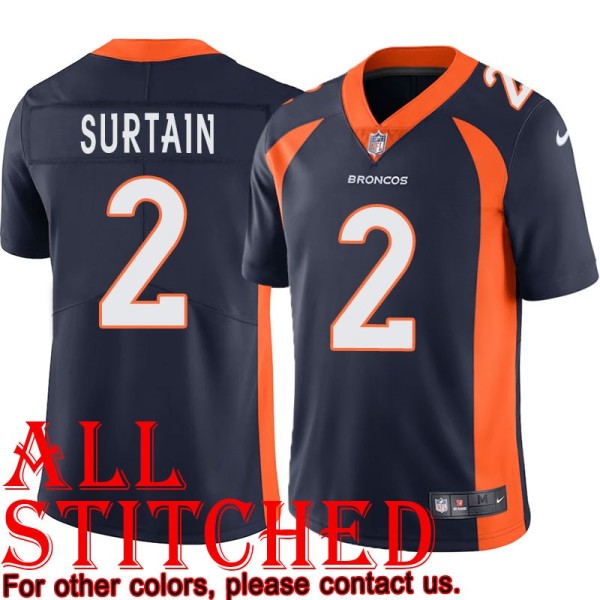 Navy Alternate Patrick Surtain II Jersey Denver Broncos #2