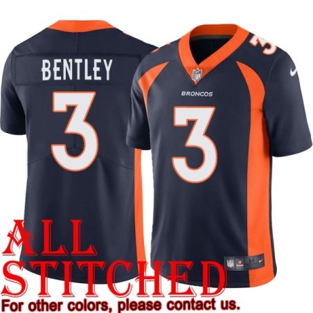 Navy Alternate Scott Bentley Jersey Denver Broncos #3