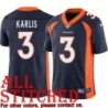 Navy Alternate Rich Karlis Jersey Denver Broncos #3