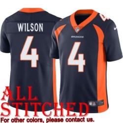 Navy Alternate Zach Wilson Jersey Denver Broncos #4