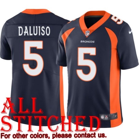 Navy Alternate Brad Daluiso Jersey Denver Broncos #5