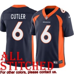 Navy Alternate Jay Cutler Jersey Denver Broncos #6
