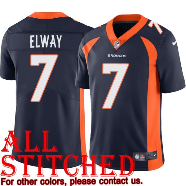 Navy Alternate John Elway Jersey Denver Broncos #7