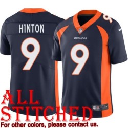 Navy Alternate Kendall Hinton Jersey Denver Broncos #9