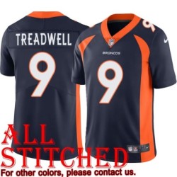 Navy Alternate David Treadwell Jersey Denver Broncos #9