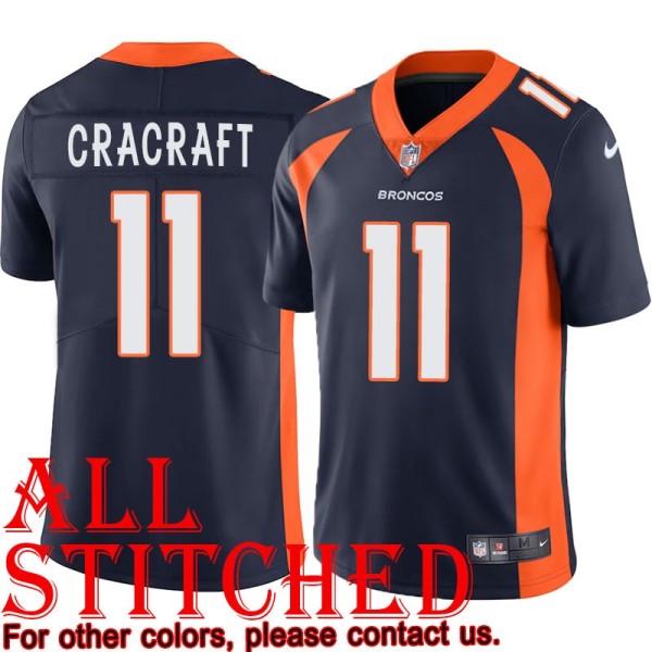 Navy Alternate River Cracraft Jersey Denver Broncos #11