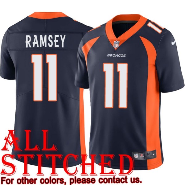 Navy Alternate Patrick Ramsey Jersey Denver Broncos #11