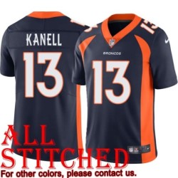 Navy Alternate Danny Kanell Jersey Denver Broncos #13