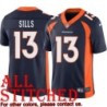 Navy Alternate David Sills Jersey Denver Broncos #13