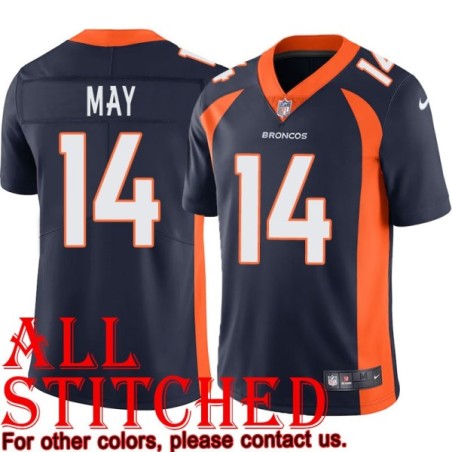 Navy Alternate Dean May Jersey Denver Broncos #14