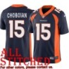 Navy Alternate Max Choboian Jersey Denver Broncos #15