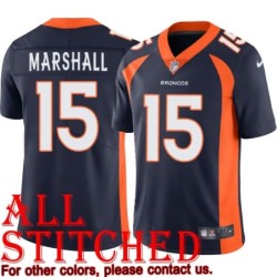 Navy Alternate Brandon Marshall Jersey Denver Broncos #15