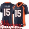 Navy Alternate Hunter Sharp Jersey Denver Broncos #15