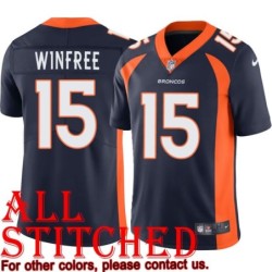 Navy Alternate Juwann Winfree Jersey Denver Broncos #15