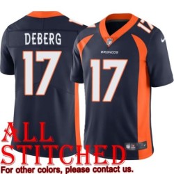 Navy Alternate Steve DeBerg Jersey Denver Broncos #17