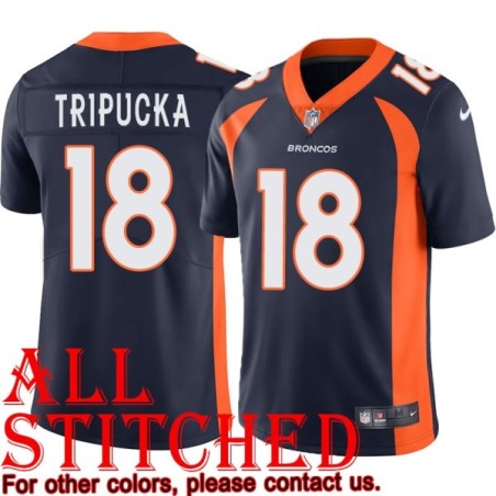 Navy Alternate Frank Tripucka Jersey Denver Broncos #18