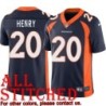 Navy Alternate Travis Henry Jersey Denver Broncos #20