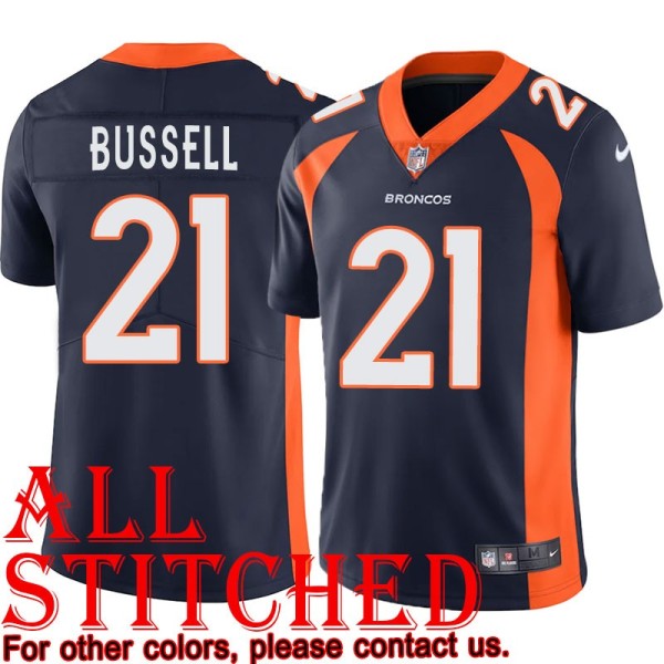 Navy Alternate Gerry Bussell Jersey Denver Broncos #21