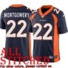 Navy Alternate Alton Montgomery Jersey Denver Broncos #22