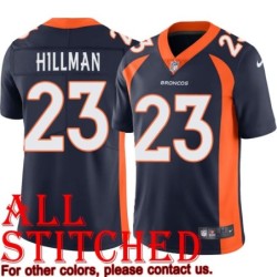 Navy Alternate Ronnie Hillman Jersey Denver Broncos #23