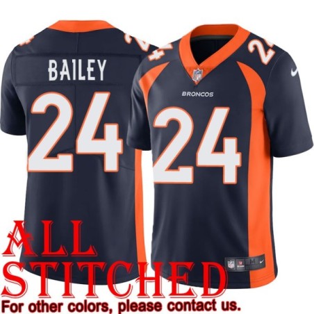 Navy Alternate Champ Bailey Jersey Denver Broncos #24
