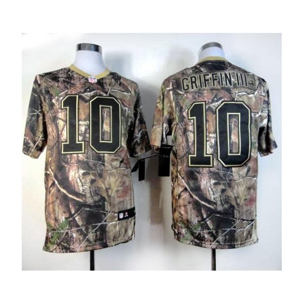 Robert Griffin III(RG3) camo football jersey - Washington #10 camo jersey by NEW