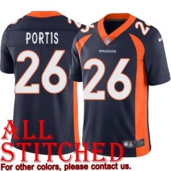 Navy Alternate Clinton Portis Jersey Denver Broncos #26