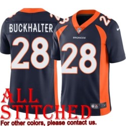 Navy Alternate Correll Buckhalter Jersey Denver Broncos #28