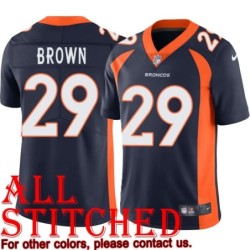 Navy Alternate Andre Brown Jersey Denver Broncos #29