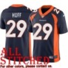 Navy Alternate Michael Huff Jersey Denver Broncos #29
