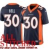 Navy Alternate Mike Bell Jersey Denver Broncos #30