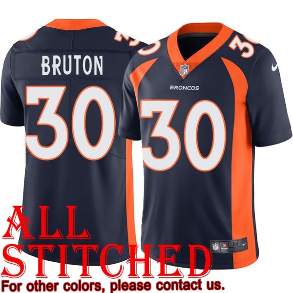 Navy Alternate David Bruton Jersey Denver Broncos #30