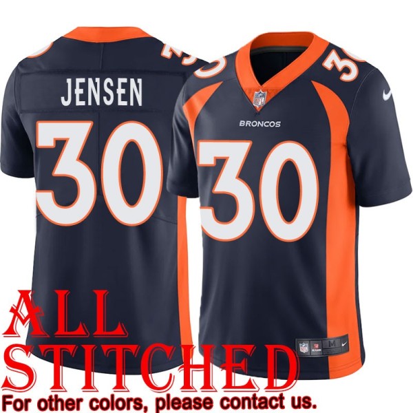 Navy Alternate Jim Jensen Jersey Denver Broncos #30