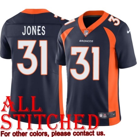 Navy Alternate Victor / Rondell Jones Jersey Denver Broncos #31