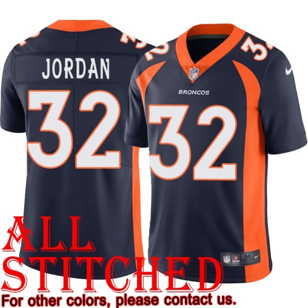 Navy Alternate LaMont Jordan Jersey Denver Broncos #32