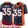 Navy Alternate Dave Rolle Jersey Denver Broncos #35