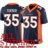 Navy Alternate Clem Turner Jersey Denver Broncos #35