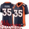 Navy Alternate Selvin Young Jersey Denver Broncos #35