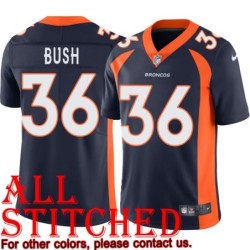 Navy Alternate Rafael Bush Jersey Denver Broncos #36