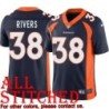Navy Alternate Reggie Rivers Jersey Denver Broncos #38
