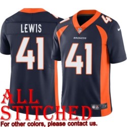 Navy Alternate Greg Lewis Jersey Denver Broncos #41