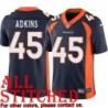Navy Alternate Nate Adkins Jersey Denver Broncos #45