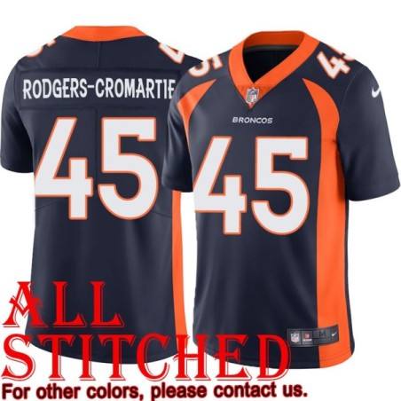 Navy Alternate Dominique Rodgers-Cromartie Jersey Denver Broncos #45