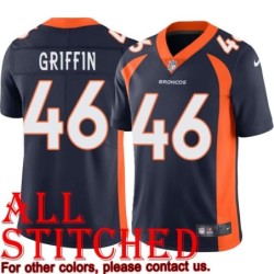 Navy Alternate John Griffin Jersey Denver Broncos #46