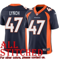 Navy Alternate John Lynch Jersey Denver Broncos #47