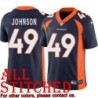 Navy Alternate Jamar Johnson Jersey Denver Broncos #49