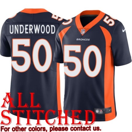 Navy Alternate Olen Underwood Jersey Denver Broncos #50