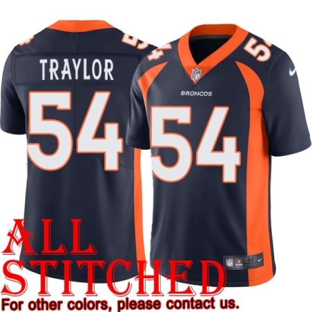 Navy Alternate Keith Traylor Jersey Denver Broncos #54